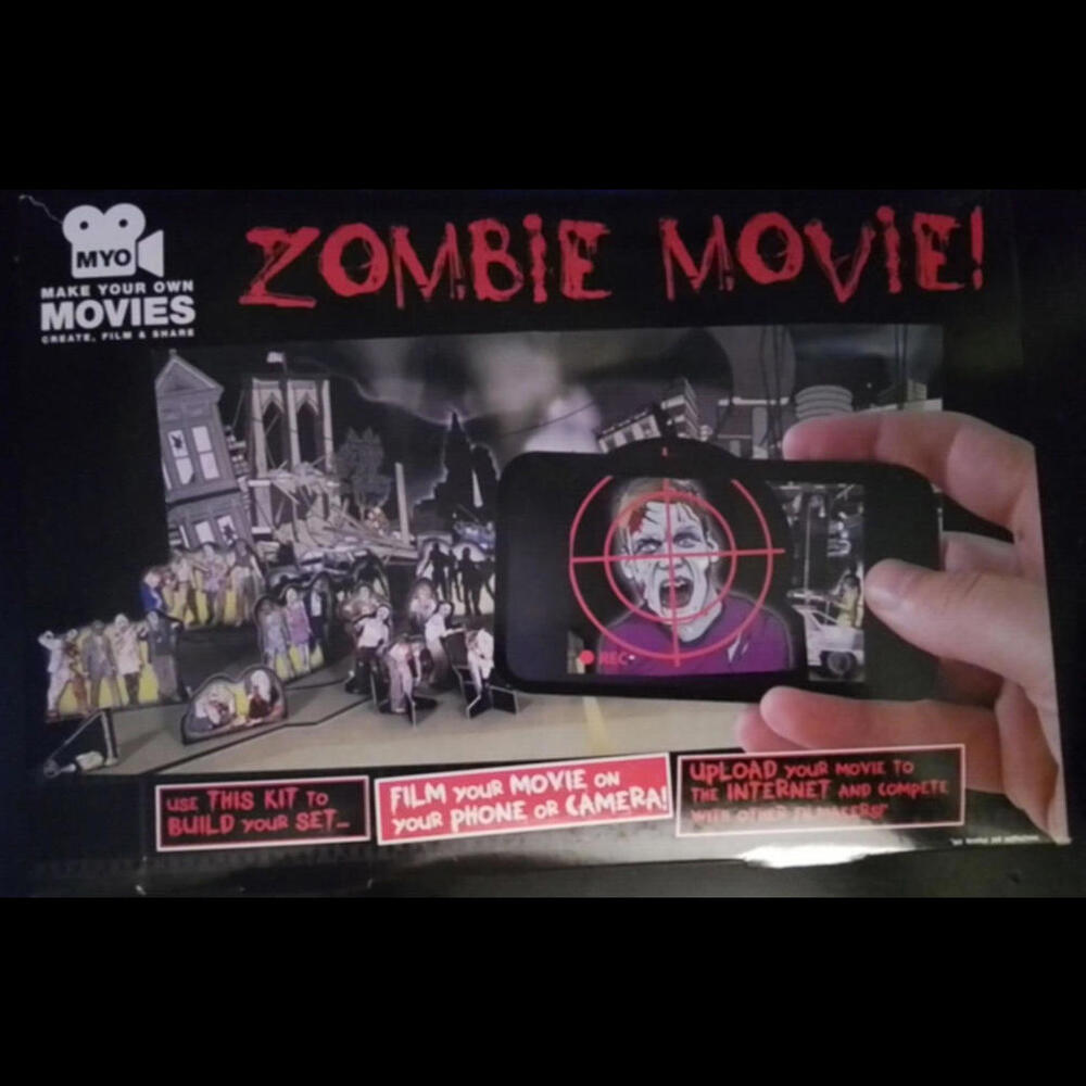 Make Your Own Movies - Zombie Movie Kit -  Create, Film & Share -New & Sealed